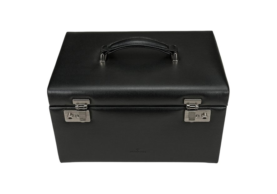 sacher 3244 - CUIR DE VACHETTE - NOIR coffret bijoux montres sacher ambiance coffret bijoux