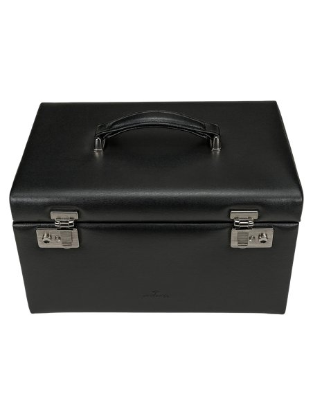 sacher 3244 - CUIR DE VACHETTE - NOIR coffret bijoux montres sacher ambiance coffret bijoux