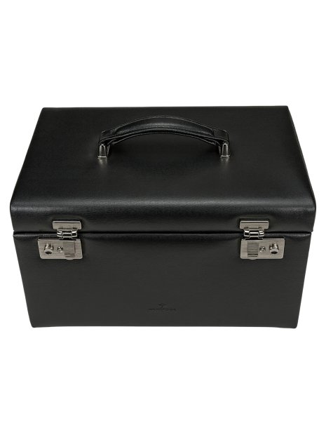 sacher 3244 - CUIR DE VACHETTE - NOIR coffret bijoux montres sacher ambiance coffret-bijoux