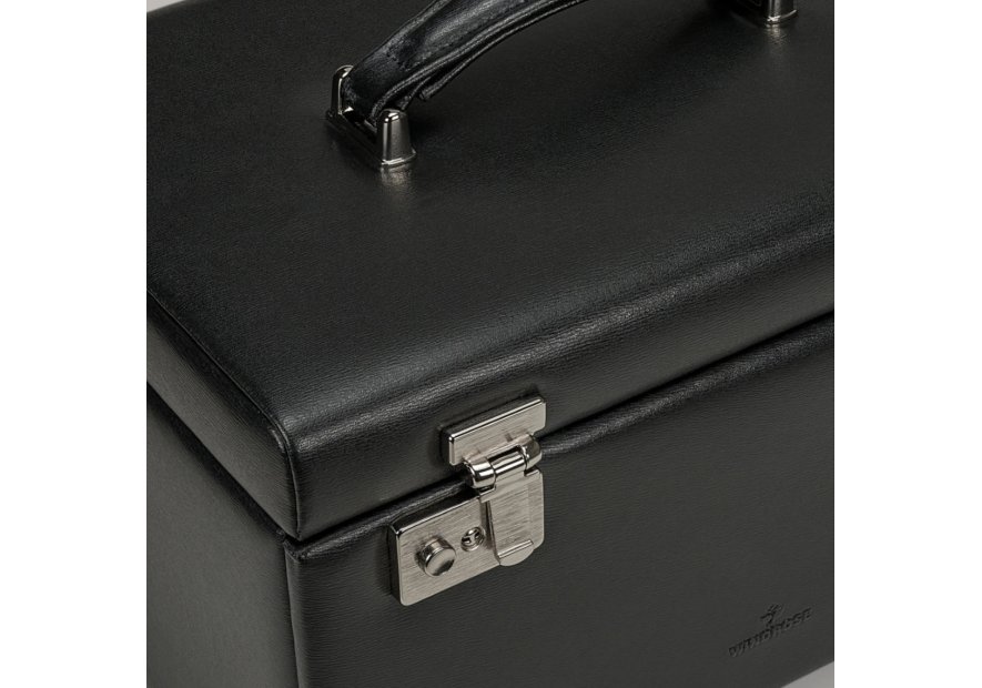 sacher 3244 - CUIR DE VACHETTE - NOIR coffret bijoux montres sacher ambiance coffret bijoux