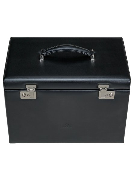 sacher 3347 - POLYURÉTHANE - NOIR coffret à bijoux xxl sacher merino coffret bijoux