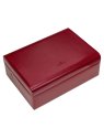 sacher 3350 - POLYURÉTHANE - ROUGE coffret bijoux merino charmbox coffret-bijoux