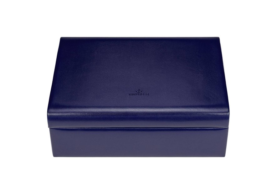 sacher 3350 - POLYURÉTHANE - BLEU FONCÉ coffret bijoux merino charmbox coffret bijoux