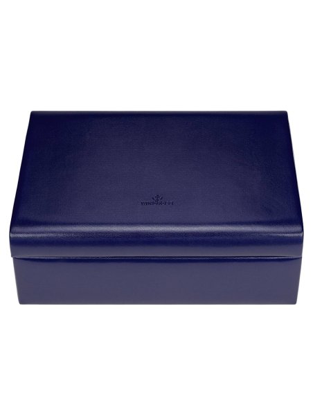 sacher 3350 - POLYURÉTHANE - BLEU FONCÉ coffret bijoux merino charmbox coffret bijoux