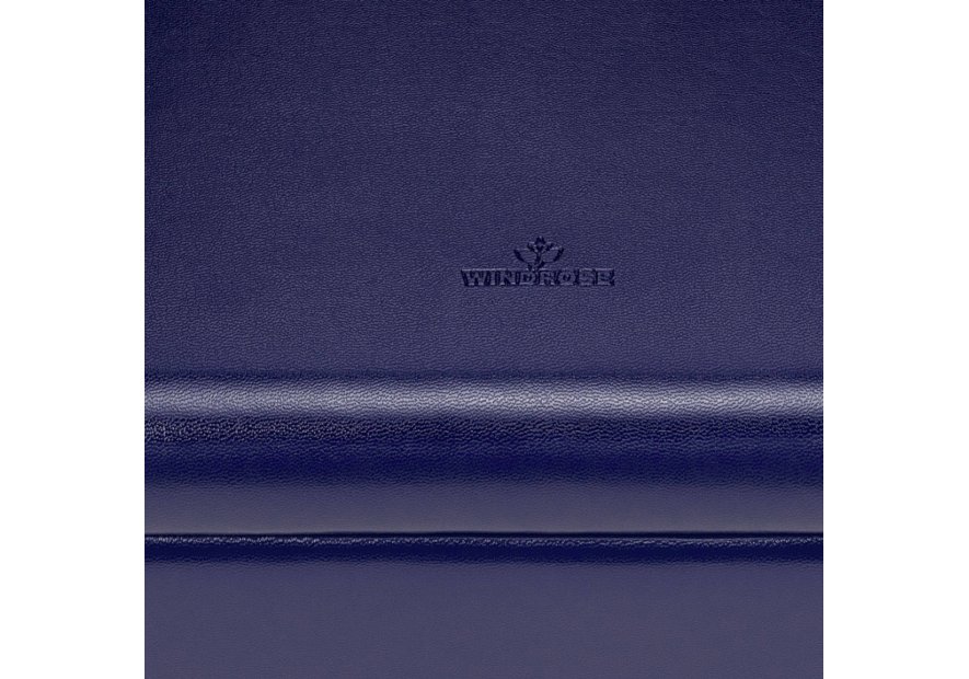 sacher 3350 - POLYURÉTHANE - BLEU FONCÉ coffret bijoux merino charmbox coffret bijoux