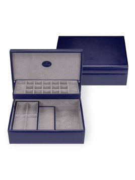 sacher 3350 - POLYURÉTHANE - BLEU FONCÉ coffret bijoux merino charmbox coffret bijoux