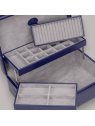 sacher 3350 - POLYURÉTHANE - BLEU FONCÉ coffret bijoux merino charmbox coffret-bijoux