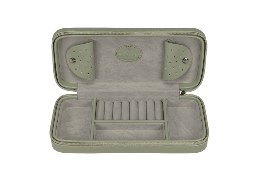 sacher 3923 boite bijoux voyage windrose merino trousse bijoux