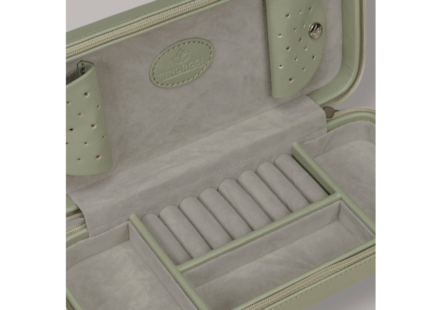 sacher 3923 boite bijoux voyage windrose merino trousse bijoux