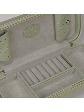 sacher 3923 boite bijoux voyage windrose merino trousse bijoux