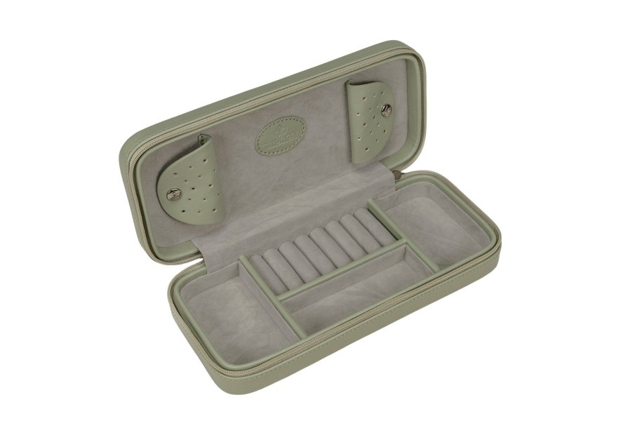 sacher 3923 boite bijoux voyage windrose merino trousse bijoux