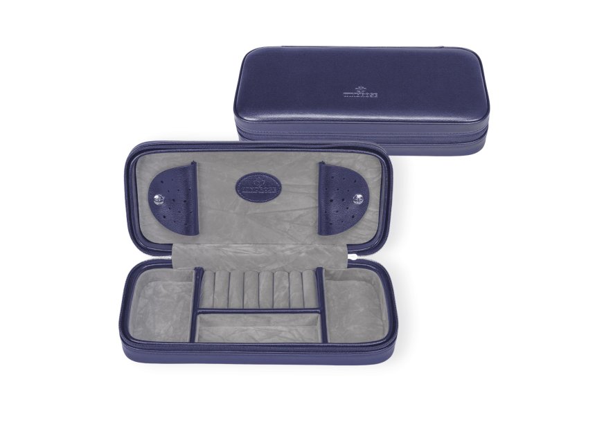 sacher 3923 boite bijoux voyage windrose merino trousse bijoux