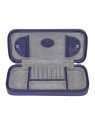 sacher 3923 - POLYURÉTHANE - BLEU FONCÉ boite bijoux voyage windrose merino trousse-bijoux