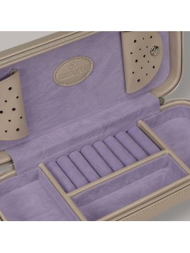 sacher 3923 boite bijoux voyage windrose merino trousse bijoux