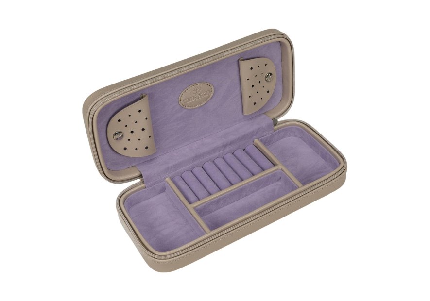 sacher 3923 boite bijoux voyage windrose merino trousse bijoux