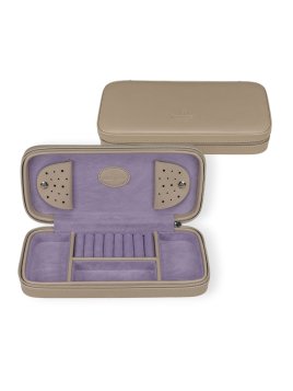 sacher 3923 - POLYURÉTHANE - BEIGE boite bijoux voyage windrose merino trousse bijoux