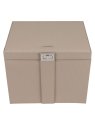 sacher 3955 - POLYURÉTHANE - TAUPE coffret à bijoux xl avec étui de voyage corbello coffret-bijoux