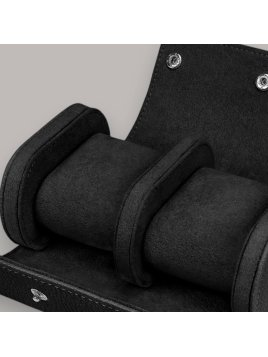 sacher 4001 - POLYURÉTHANE - NOIR etui pour 2 montres sacher tempora coffret bijoux