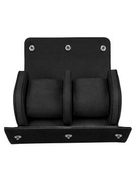 sacher 4001 - POLYURÉTHANE - NOIR etui pour 2 montres sacher tempora coffret bijoux