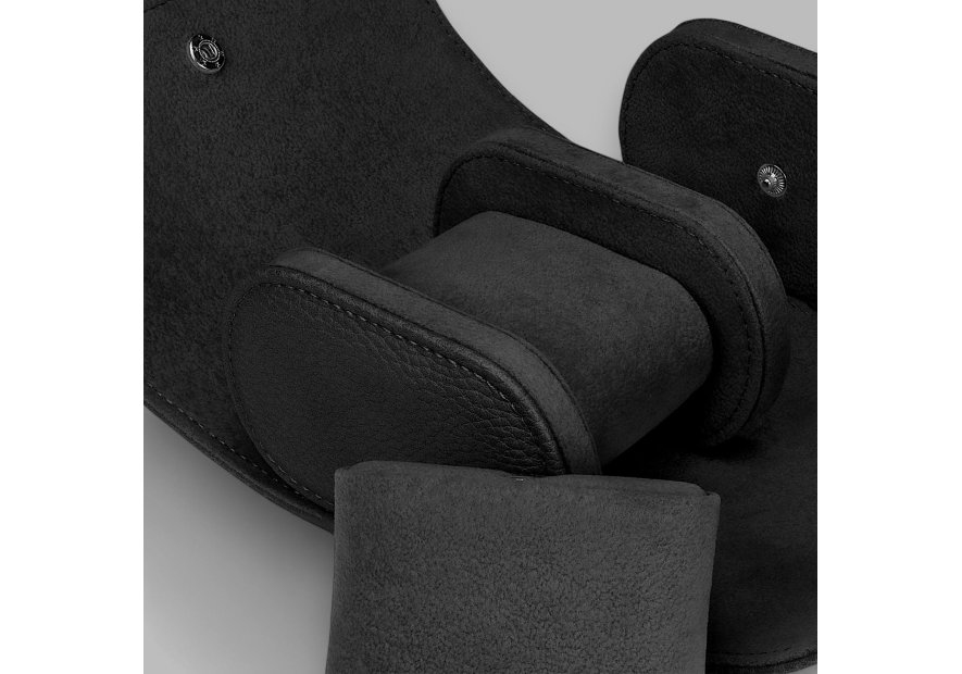 sacher 4001 - POLYURÉTHANE - NOIR etui pour 2 montres sacher tempora coffret bijoux