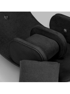 sacher 4001 - POLYURÉTHANE - NOIR etui pour 2 montres sacher tempora coffret bijoux