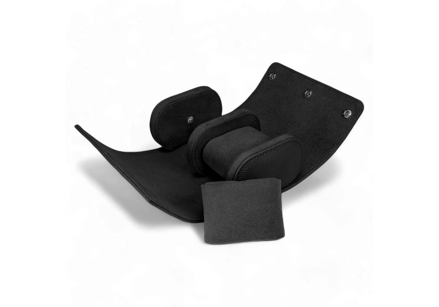 sacher 4001 - POLYURÉTHANE - NOIR etui pour 2 montres sacher tempora coffret bijoux