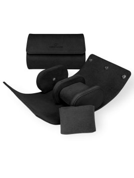 sacher 4001 - POLYURÉTHANE - NOIR etui pour 2 montres sacher tempora coffret bijoux