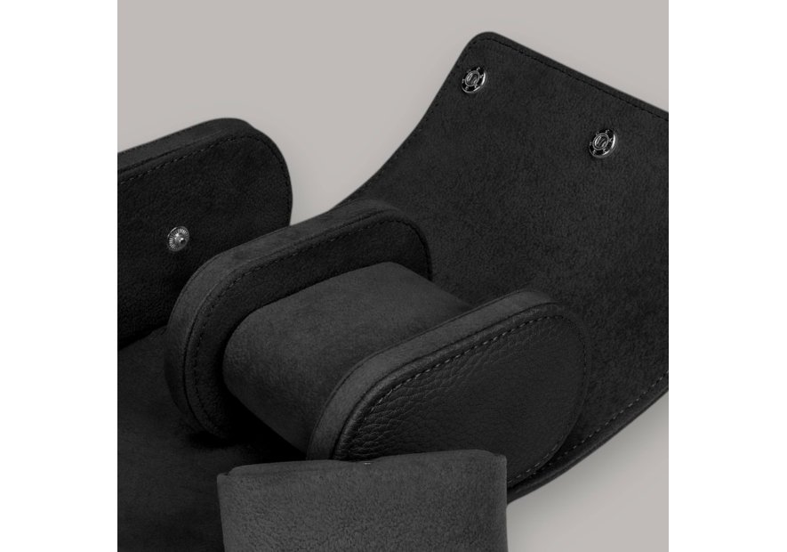 sacher 4001 - POLYURÉTHANE - NOIR etui pour 2 montres sacher tempora coffret bijoux