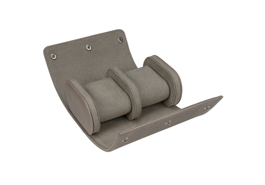 sacher 4001 - POLYURÉTHANE - BEIGE etui pour 2 montres sacher tempora coffret bijoux