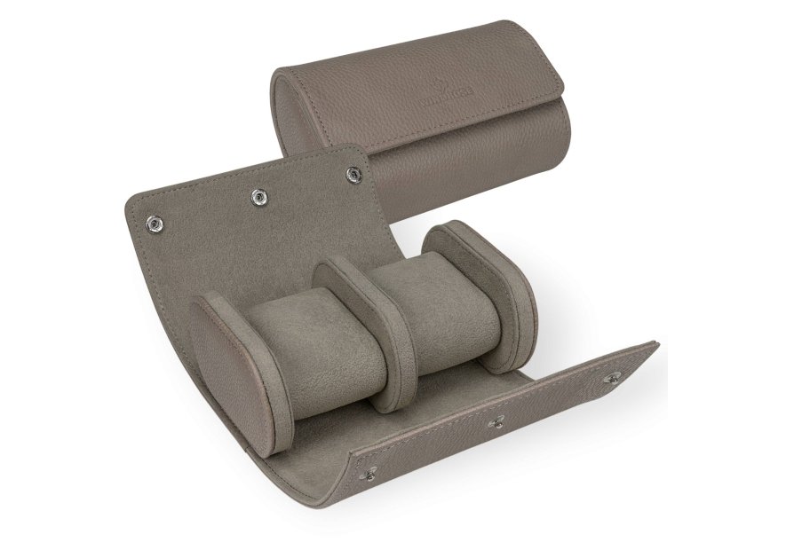 sacher 4001 - POLYURÉTHANE - BEIGE etui pour 2 montres sacher tempora coffret bijoux