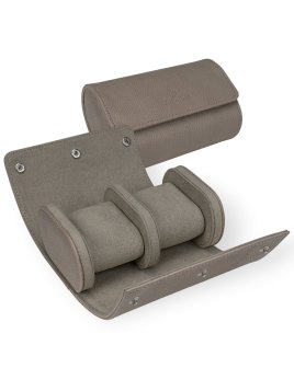 sacher 4001 - POLYURÉTHANE - BEIGE etui pour 2 montres sacher tempora coffret bijoux