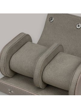 sacher 4001 - POLYURÉTHANE - BEIGE etui pour 2 montres sacher tempora coffret bijoux