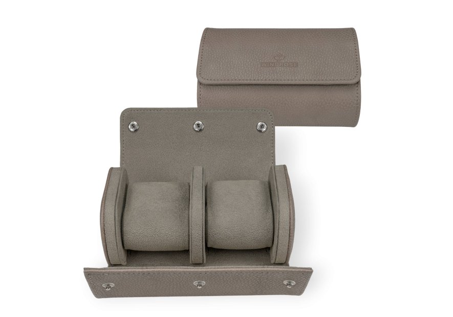 sacher 4001 - POLYURÉTHANE - BEIGE etui pour 2 montres sacher tempora coffret bijoux