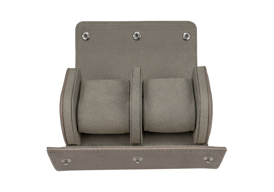 sacher 4001 - POLYURÉTHANE - BEIGE etui pour 2 montres sacher tempora coffret bijoux