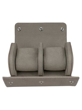 sacher 4001 - POLYURÉTHANE - BEIGE etui pour 2 montres sacher tempora coffret bijoux