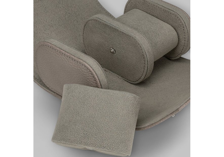 sacher 4001 - POLYURÉTHANE - BEIGE etui pour 2 montres sacher tempora coffret bijoux