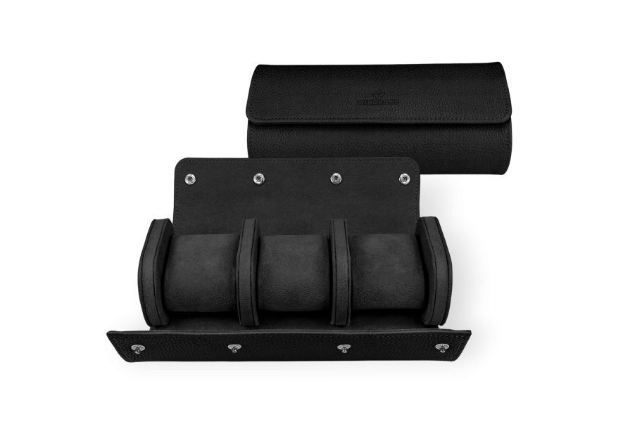 sacher 4002 - POLYURÉTHANE - NOIR etui 3 montres windrose tempora coffret bijoux