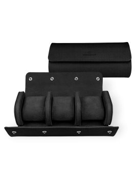 sacher 4002 - POLYURÉTHANE - NOIR etui 3 montres windrose tempora coffret bijoux