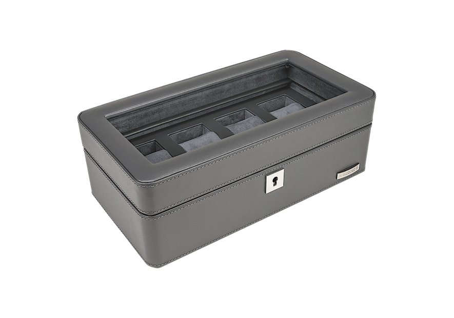sacher 4020 - POLYURÉTHANE - GREY étui 4 montres windrose tempora coffret bijoux