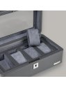 sacher 4020 - POLYURÉTHANE - GREY étui 4 montres windrose tempora coffret-bijoux