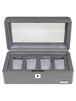 sacher 4020 - POLYURÉTHANE - GREY étui 4 montres windrose tempora coffret bijoux