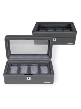 sacher 4020 - POLYURÉTHANE - GREY étui 4 montres windrose tempora coffret bijoux