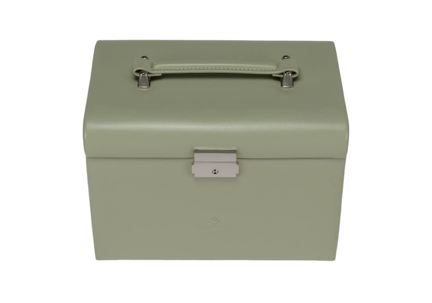 sacher 3671 - POLYURÉTHANE - SAUGE coffret bijoux sacher merino 3 tiroirs coffret bijoux