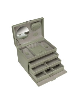 sacher 3671 - POLYURÉTHANE - SAUGE coffret bijoux sacher merino 3 tiroirs coffret bijoux