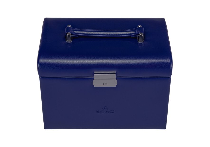 sacher 3671 - POLYURÉTHANE - BLEU FONCÉ coffret bijoux sacher merino 3 tiroirs coffret bijoux