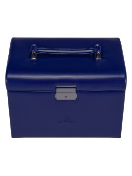 sacher 3671 - POLYURÉTHANE - BLEU FONCÉ coffret bijoux sacher merino 3 tiroirs coffret bijoux