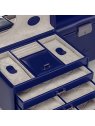 sacher 3671 - POLYURÉTHANE - BLEU FONCÉ coffret bijoux sacher merino 3 tiroirs coffret-bijoux
