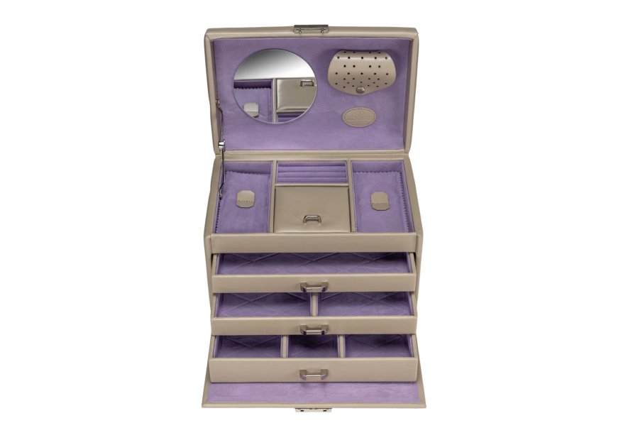 sacher 3671 - POLYURÉTHANE - BEIGE coffret bijoux sacher merino 3 tiroirs coffret bijoux