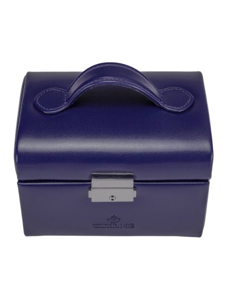 sacher 3676 - POLYURÉTHANE - BLEU FONCÉ coffret bijoux mini windrose poignée coffret bijoux