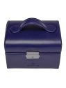 sacher 3676 - POLYURÉTHANE - BLEU FONCÉ coffret bijoux mini windrose poignée coffret-bijoux